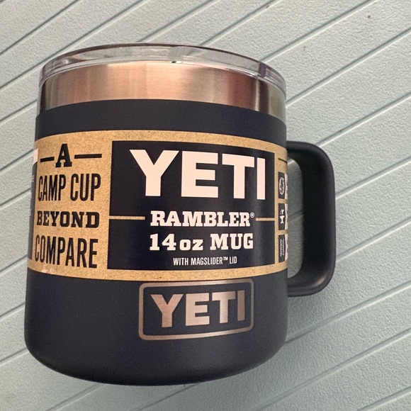 YETI Rambler 14oz Matte Black Mug - Picture 2 of 2